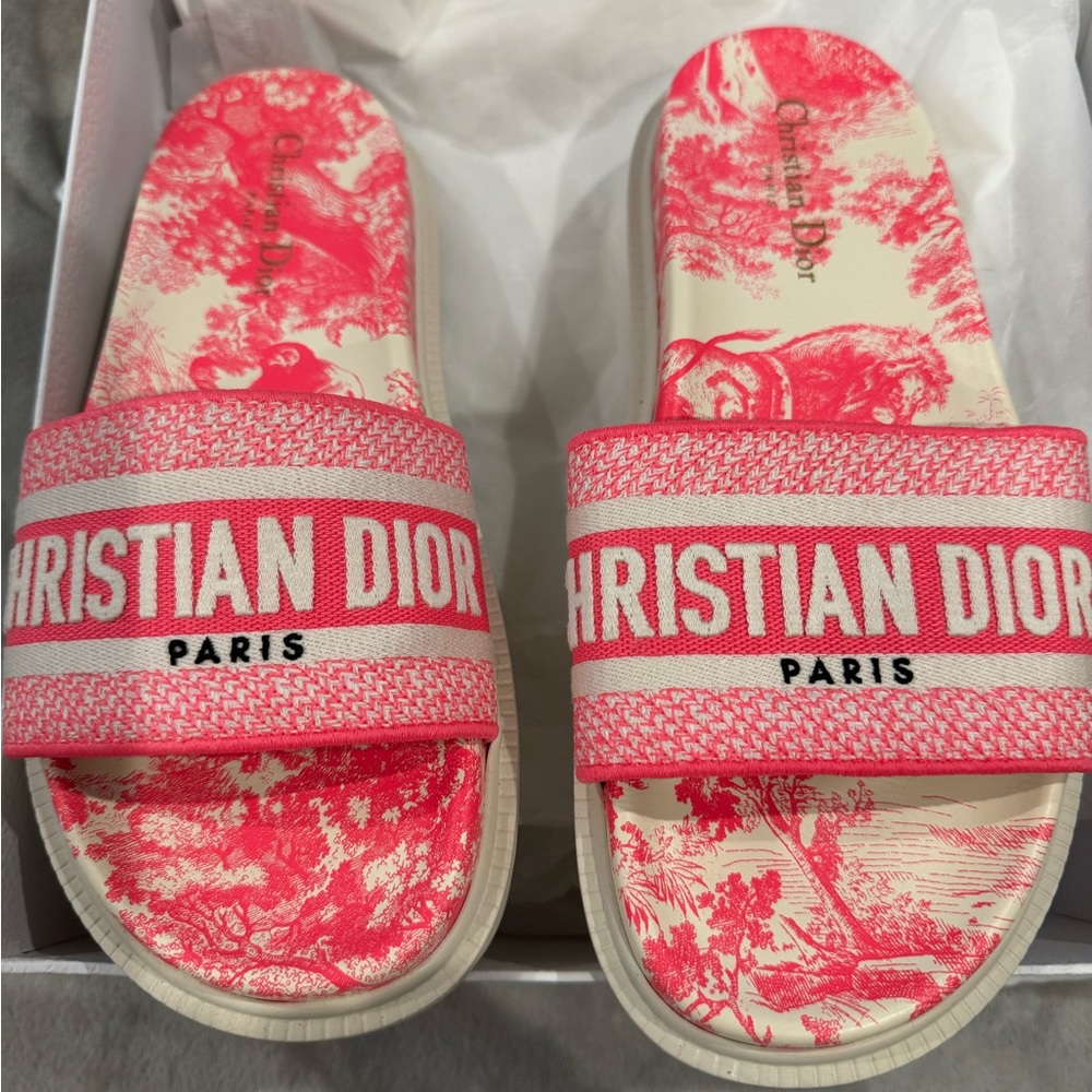 Christian Dior DWay platform slide Size 39